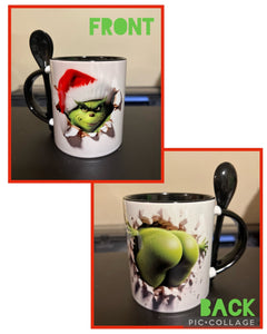 Hot Chocolate Grinch Mug