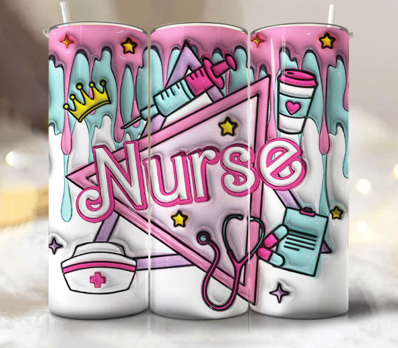 Nurse 3D Tumbler