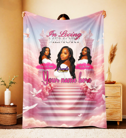 Soft Custom Memorial Blankets