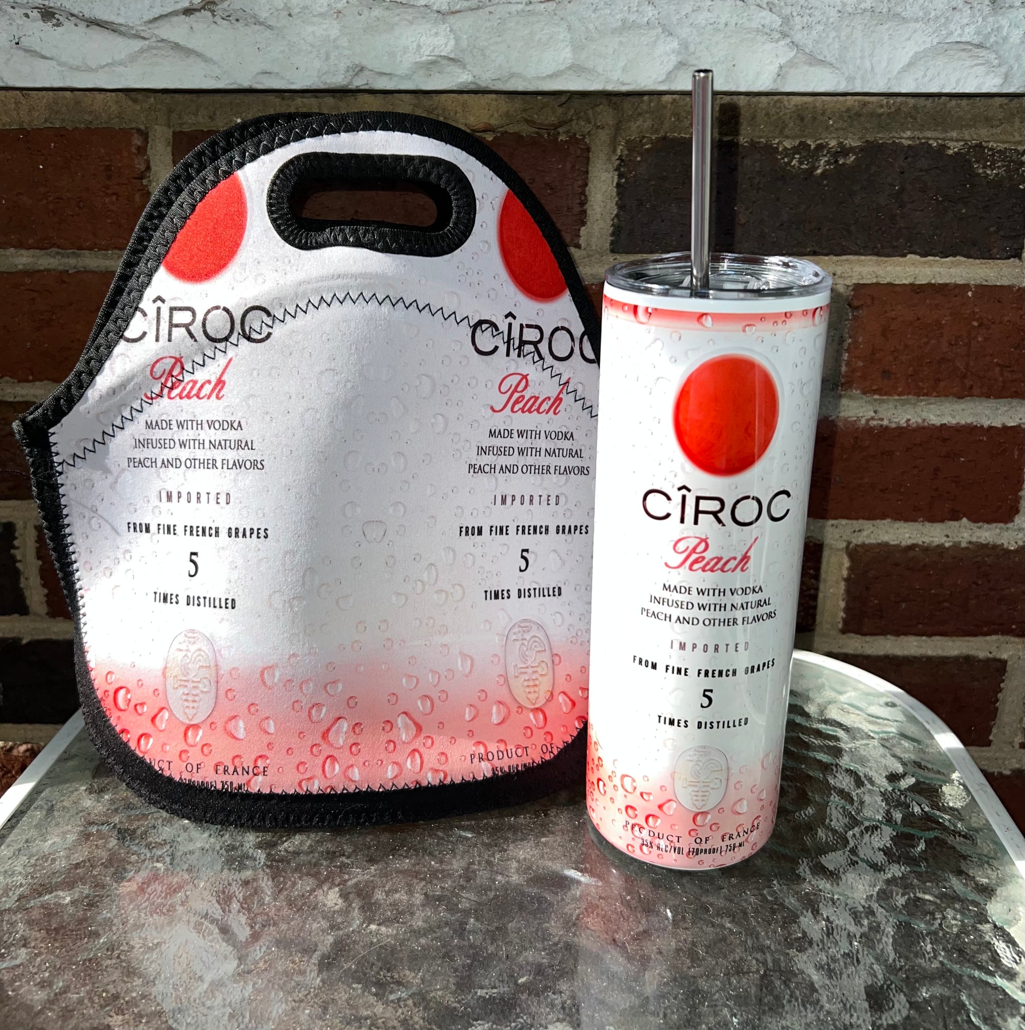 Ciroc tote and tumbler set.